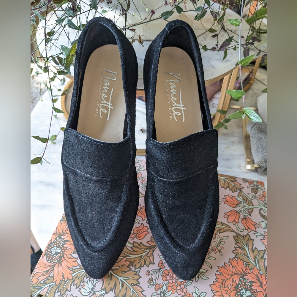 Nanette Lepore Suede Loafers